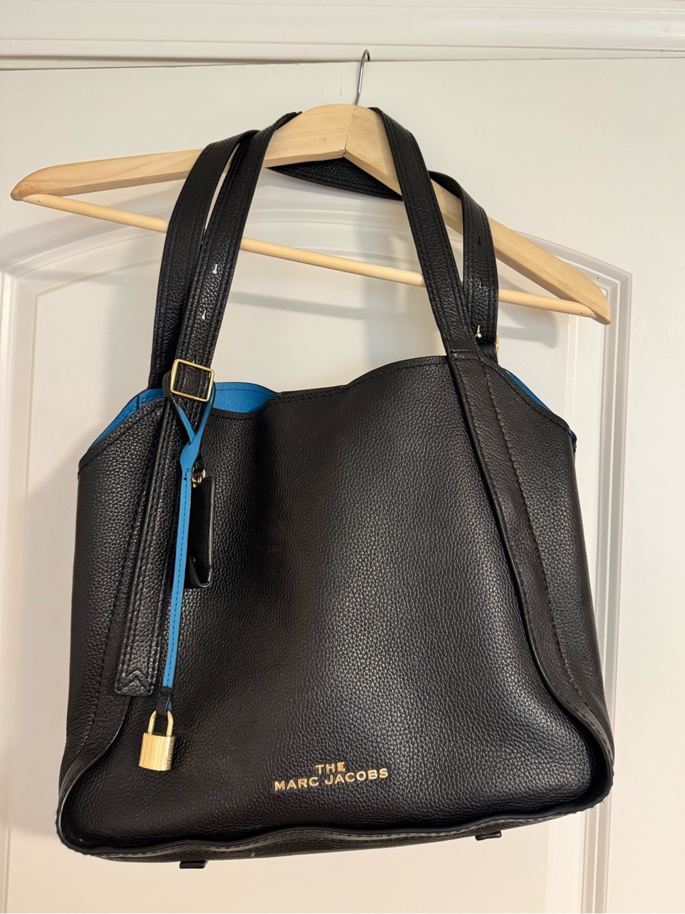 Marc Jacobs Black Leather Tote